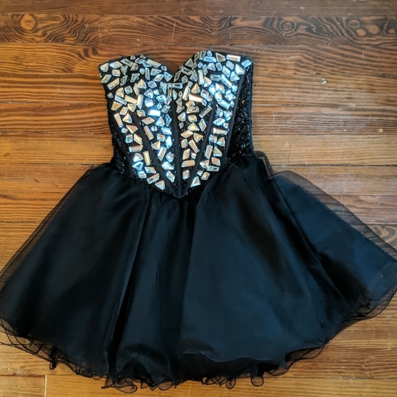 Sherri hill corset mini dress - Picture 1 of 5